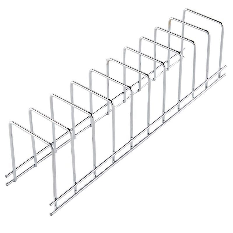 Chrome Metal Plate and Dish Drying Rack Organizer