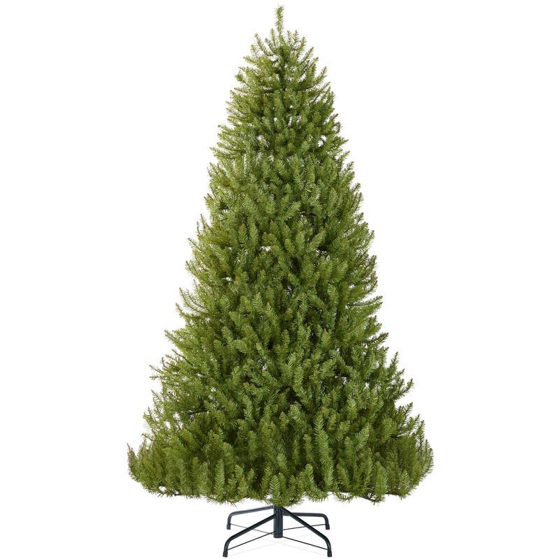 6ft Green PVC Nordic Fir Christmas Tree with Metal Base