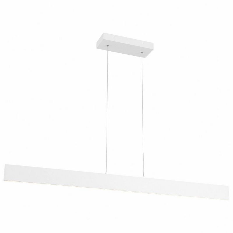 Matte White 48" LED Island Pendant Light