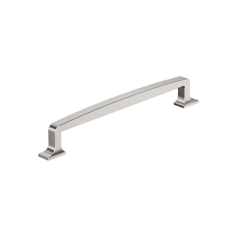 Polished Nickel 7-9/16" Modern Cabinet Bar Pull