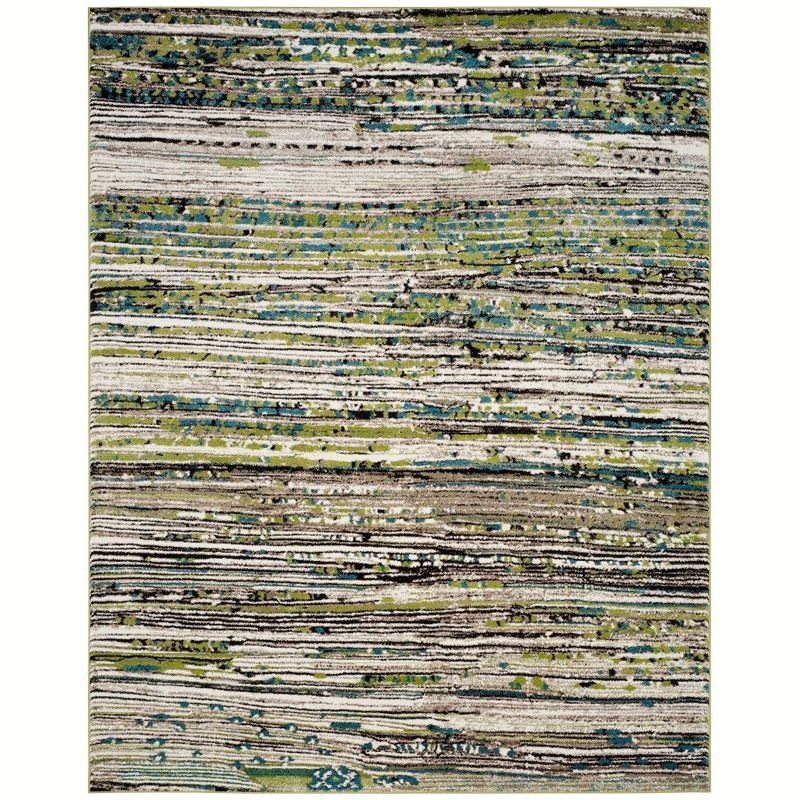 Blossom Bliss Multicolor Floral Tufted Synthetic 8' x 10' Rug