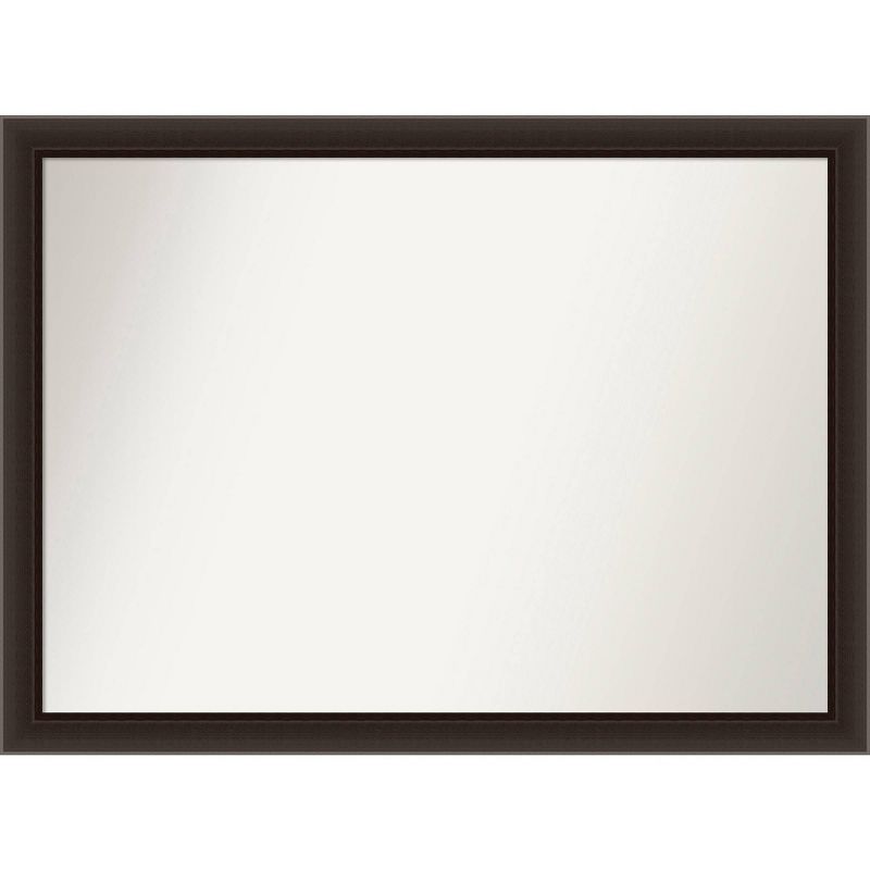 Romano Espresso Narrow Wood Framed Full Length Bath Mirror