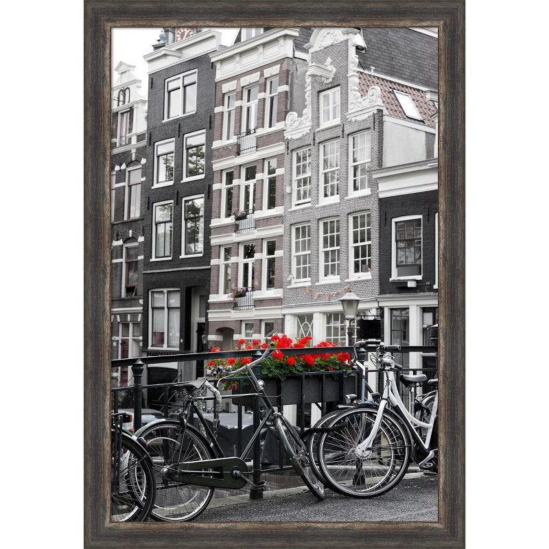 Classic Black and Bronze Wood Wall Picture Frame