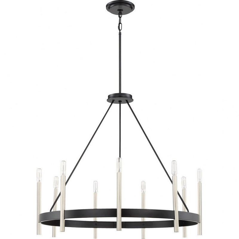 Anthem Mystic Black 9-Light Candle-Style Chandelier