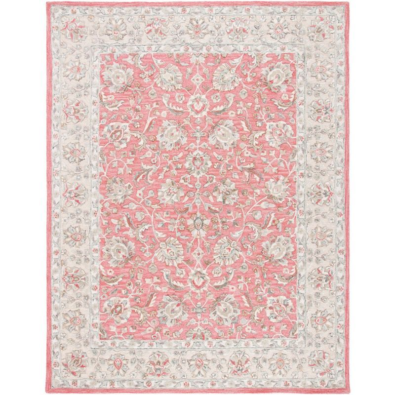 Ivory Elegance 95'' Hand-Tufted Wool Area Rug