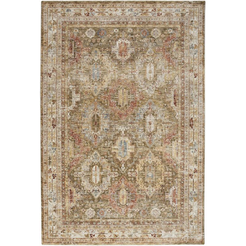 Petra Green 8' x 10' Synthetic Persian Rug