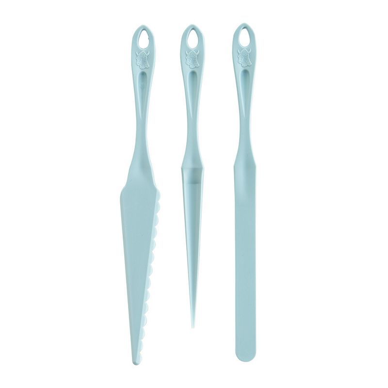 Nordic Ware Light Blue 3-Piece Bundt Cake Tool Set