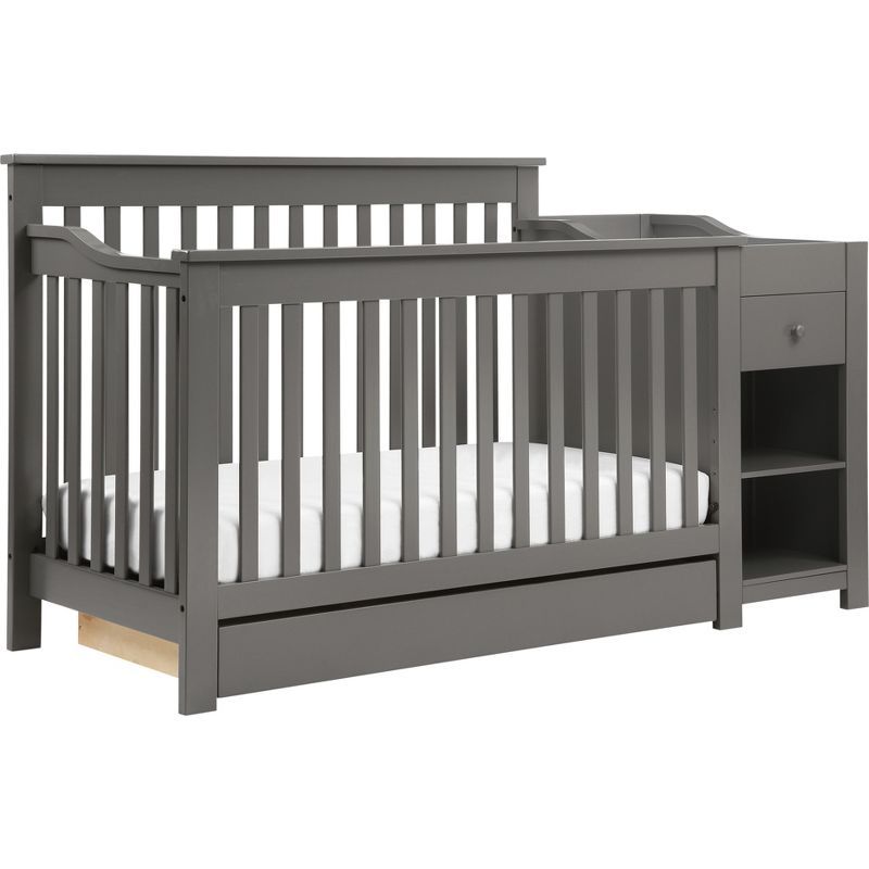 DaVinci Piedmont Slate 4-in-1 Convertible Crib with Changer