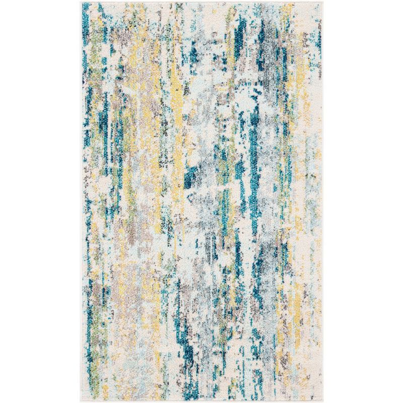 Madison Multicolor Synthetic Flat Woven Area Rug 3' x 5'