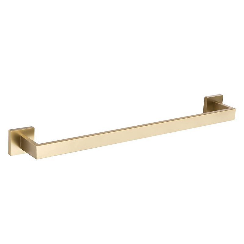 Brushed Gold 24-Inch Stainless Steel Wall Mounted Towel Bar