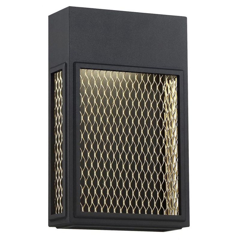 Metro Black and Bronze Dimmable LED Wall Sconce