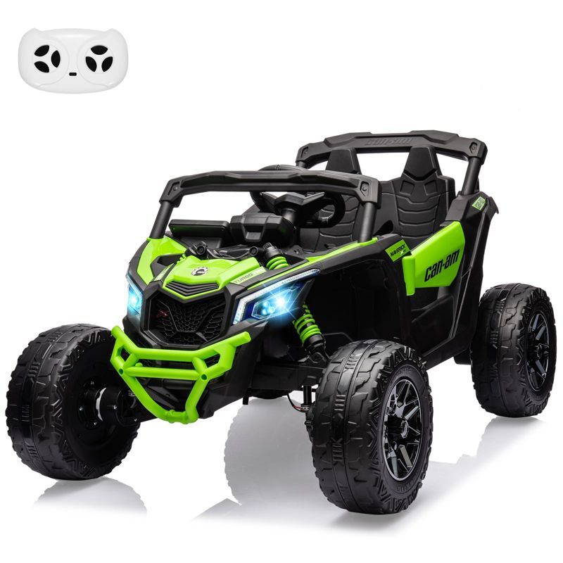 12V Green Electric Off-Road UTV Dune Buggy for Kids