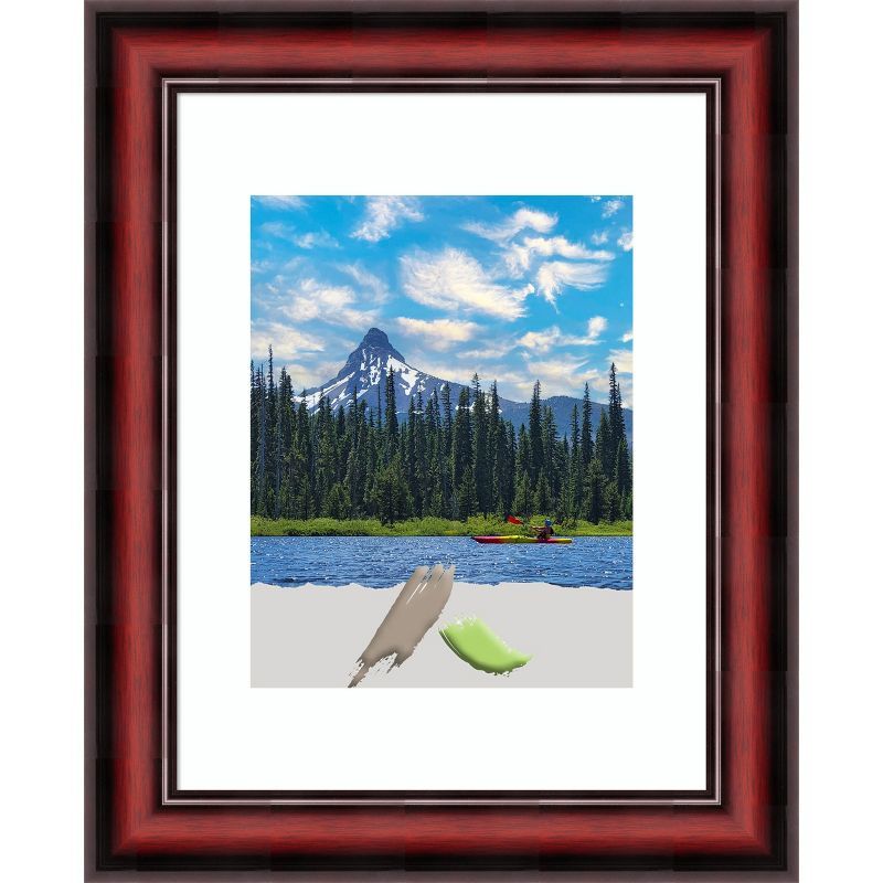 Rubino Cherry Scoop 14" x 17" Wood Picture Frame