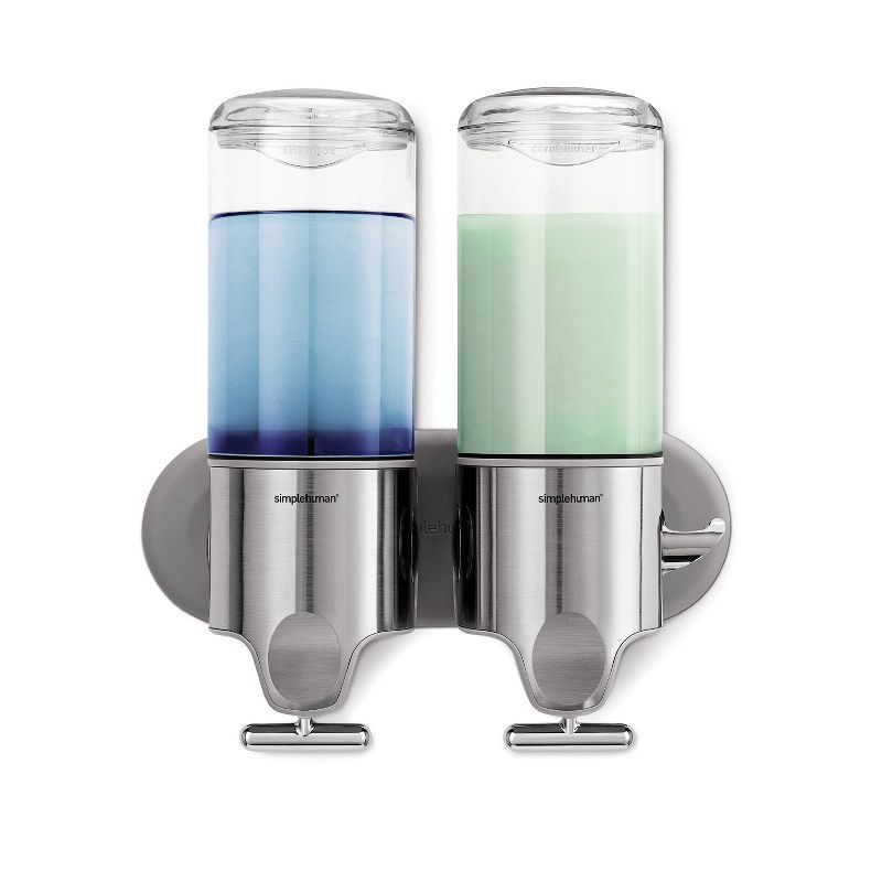 Twin Wall Mount Soap Dispenser with Ergonomic T-Bar Lever