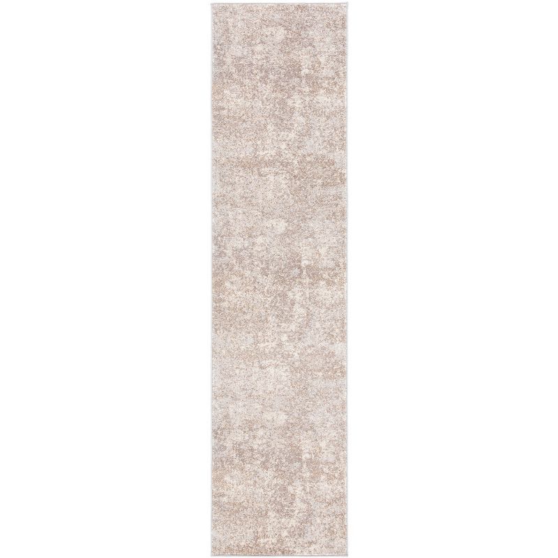 Madison Vintage Abstract 26'' Gray Synthetic Easy-Care Rug