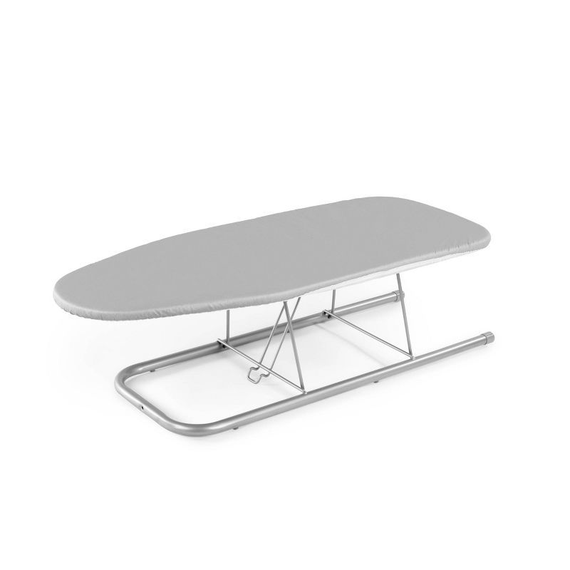 Gray Collapsible Table Top Ironing Board with Metal Frame