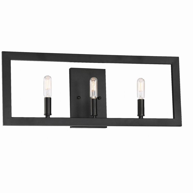 Transitional 14.5" Aluminum Brown Semi-Flush Ceiling Light