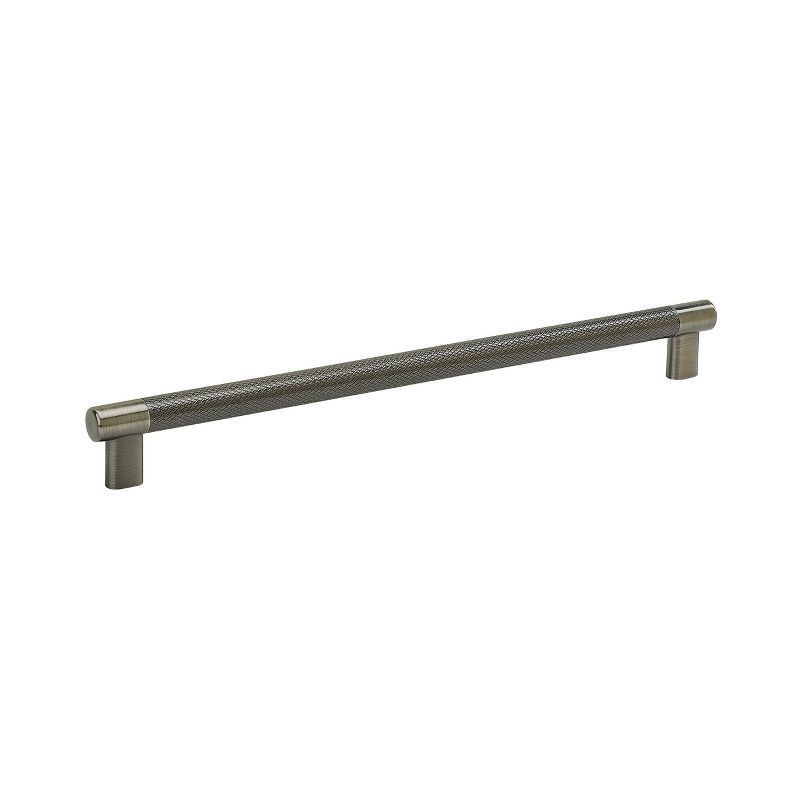 Gunmetal 12-5/8 Inch Modern Industrial Bar Cabinet Pull