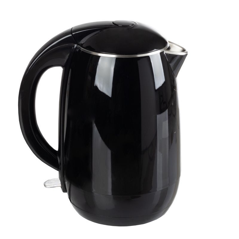 Black Stainless Steel 1.8L Electric Kettle with Auto-Off