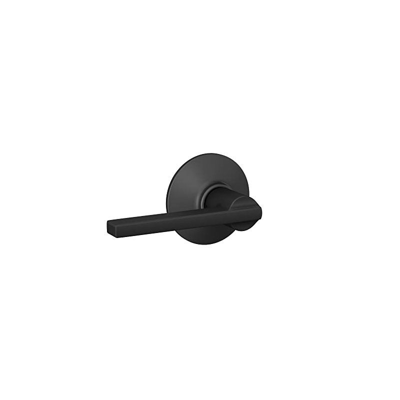 Matte Black Latitude Passage Door Lever