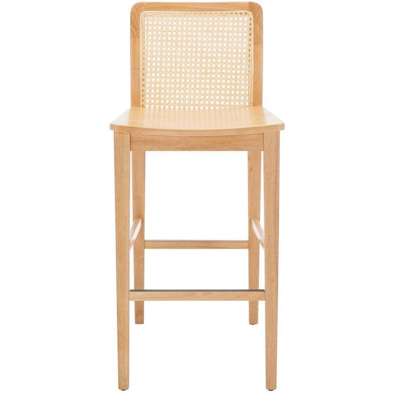 Benicio Natural Rattan Bar Stool Set of 2