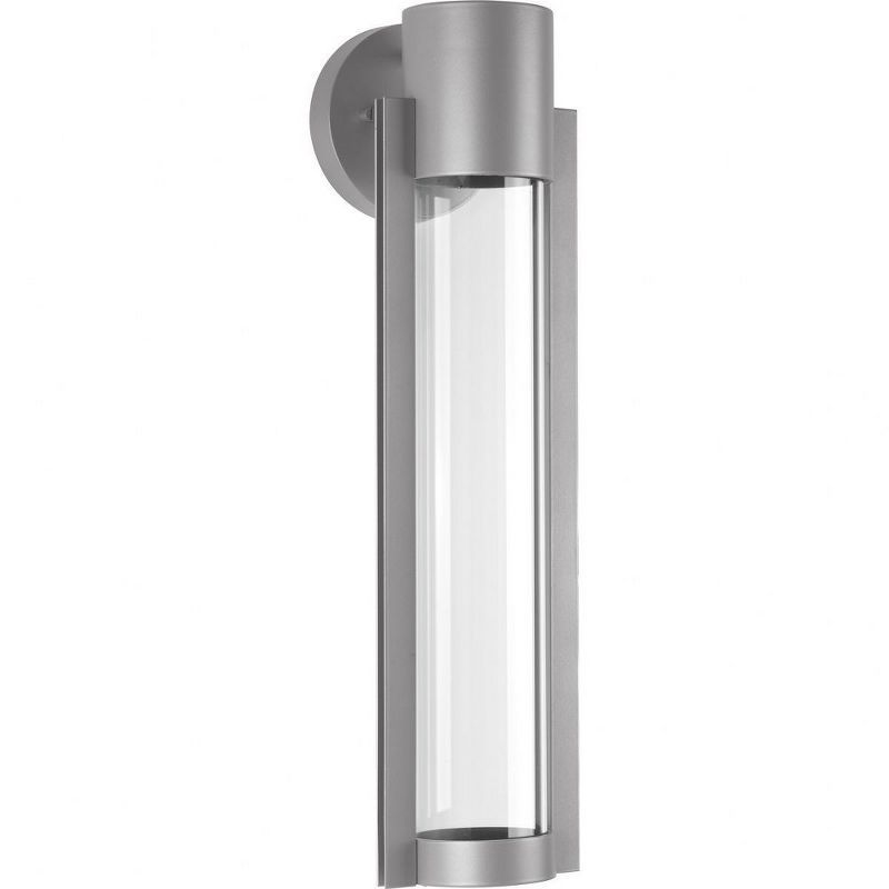 Gray Bronze 20" Outdoor LED Sconce with Clear Glass