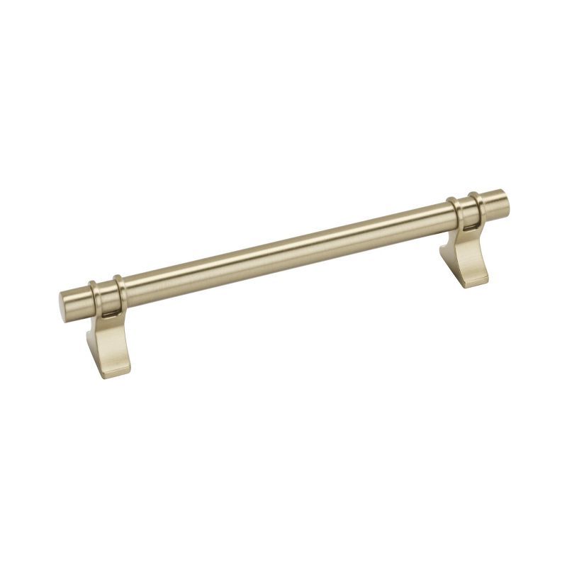 Golden Champagne 6-5/16" Modern Brushed Bar Pull