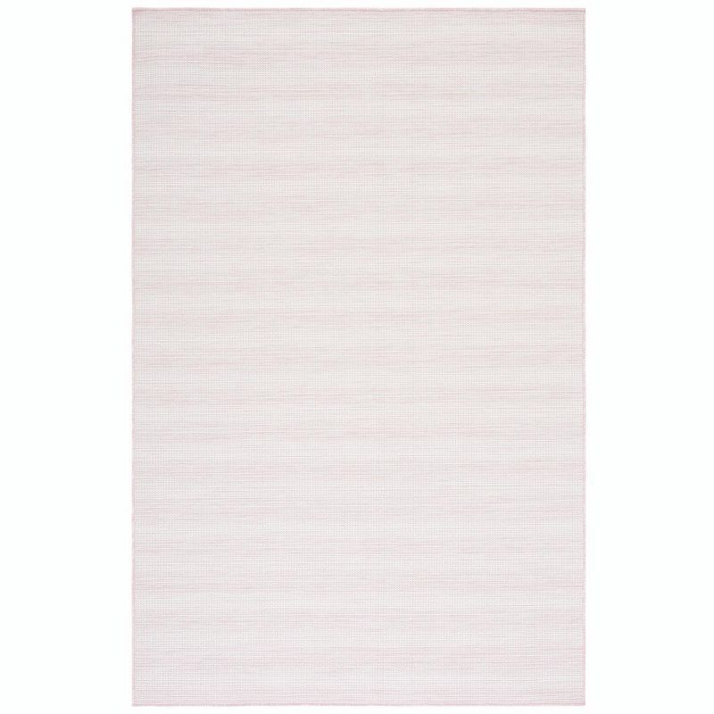 Hampton Light Pink Rectangular Wool and Synthetic Area Rug