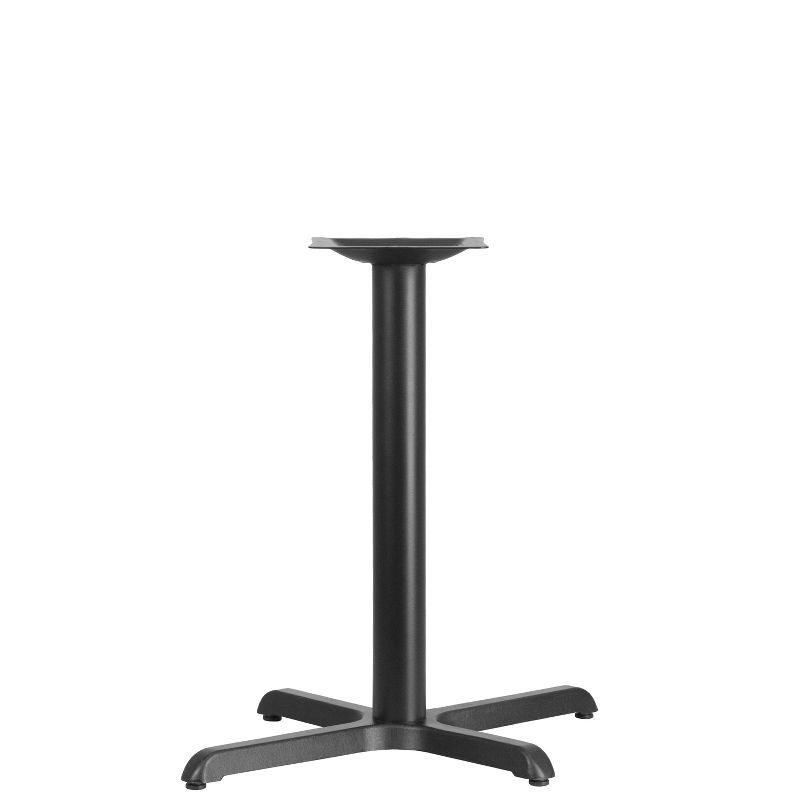 Black Cast Iron Minimalist Dining Table Base