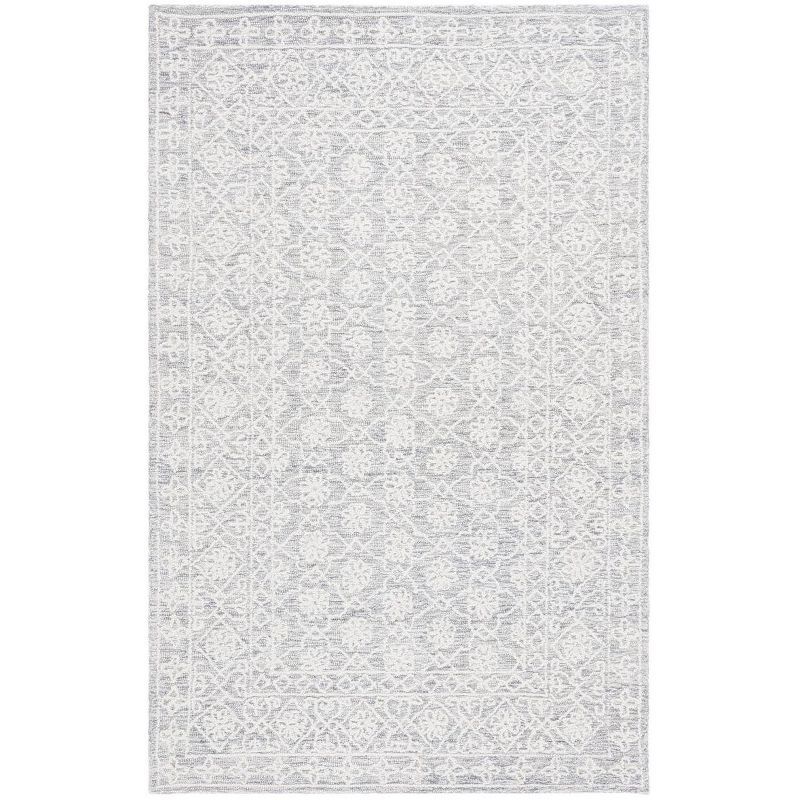 Ivory Wool 4' x 6' Hand Tufted Rectangular Rug
