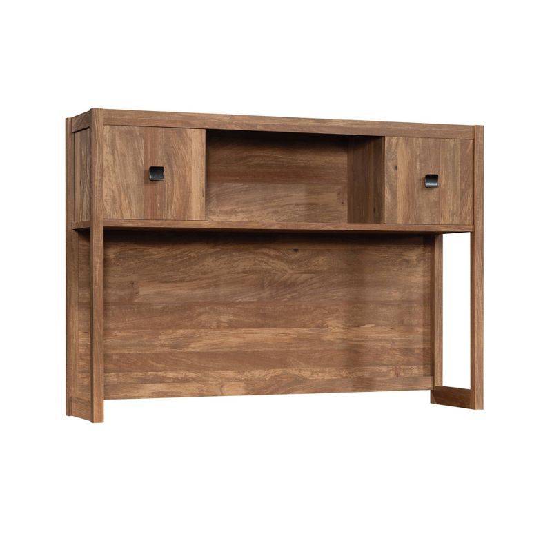 60" Sindoori Mango MDF Desktop Hutch with Sliding Doors