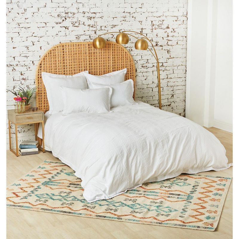 White Cotton King Bedspread Cover