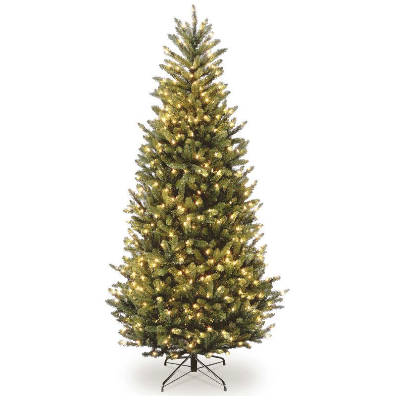 9-Foot Prelit Natural Fraser Fir Artificial Christmas Tree with Clear Lights