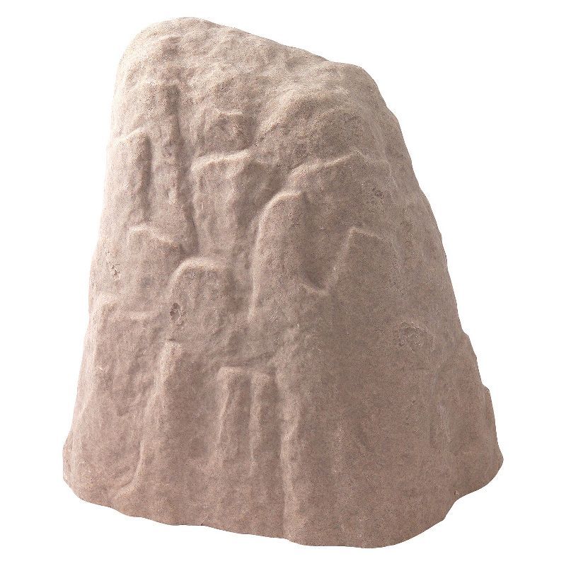 Extra Large Beige Resin Garden Landscape Rock