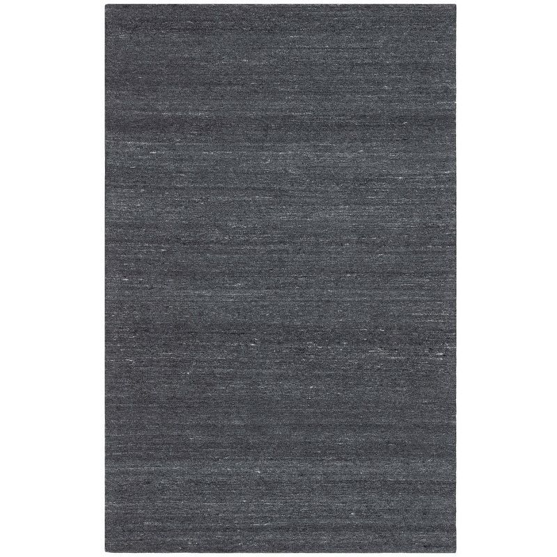 Dark Grey Hand-Tufted Synthetic 8' x 10' Rectangular Rug