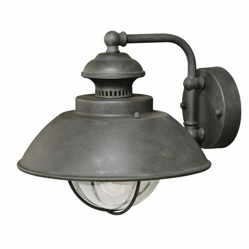 Harwich Textured Gray Steel 11.5" Outdoor Wall Lantern