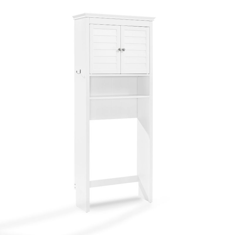 Lydia White Over-the-Toilet Bathroom Storage Cabinet