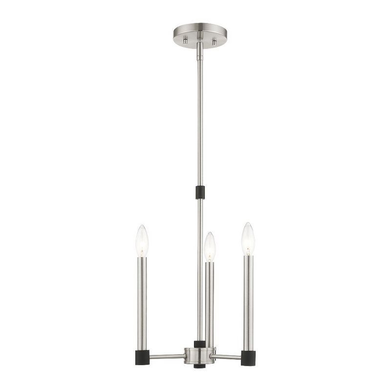 Karlstad Brushed Nickel 3-Light Petite Chandelier