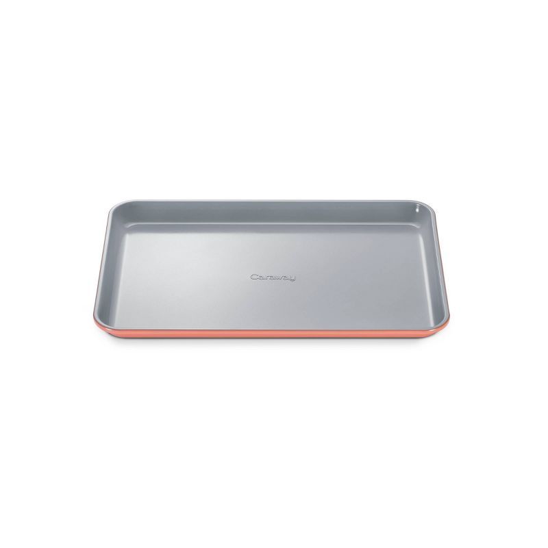 Medium Gray and Perracotta Non-Stick Aluminum Baking Sheet