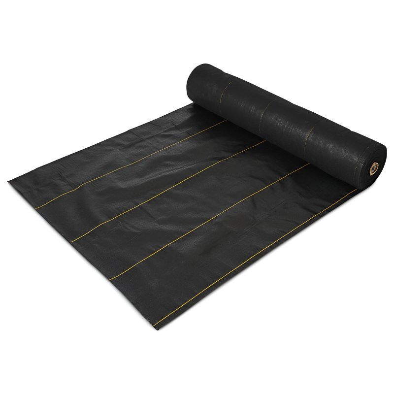 DeWitt 4' x 250' Black Polypropylene Landscape Weed Barrier Fabric