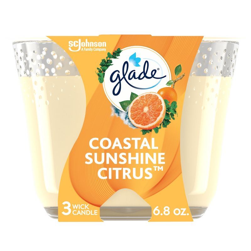 Coastal Sunshine Citrus Scented 3-Wick Jar Candle