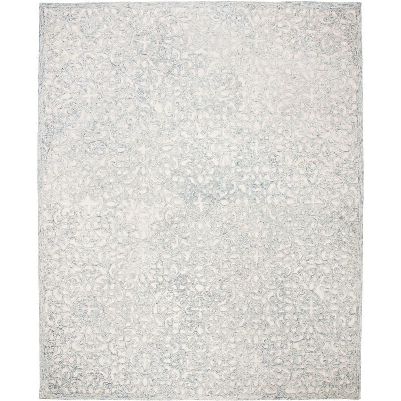 Ivory Hand-Tufted Wool 8' x 10' Area Rug