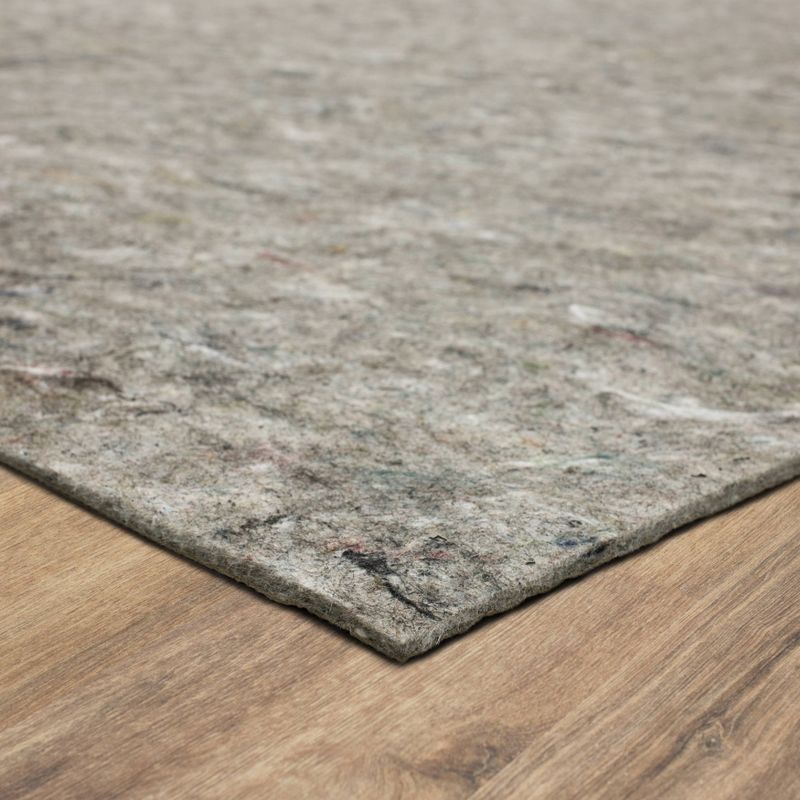 Gray Dual Surface Felt and Rubber Rug Pad