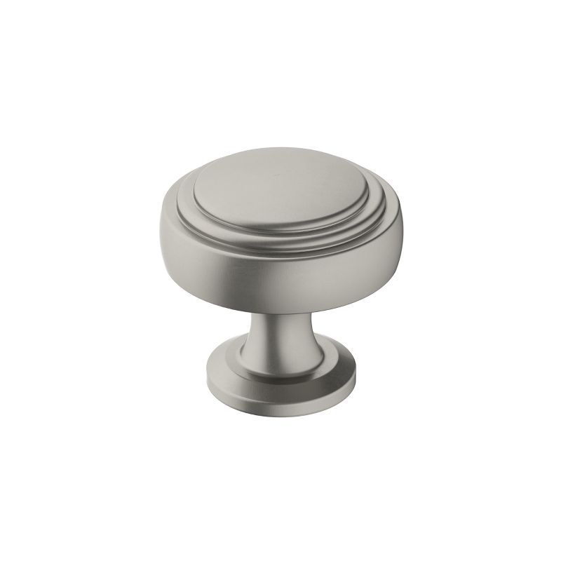 Winsome Brushed Nickel Round Cabinet Knob with Mounting Hardware