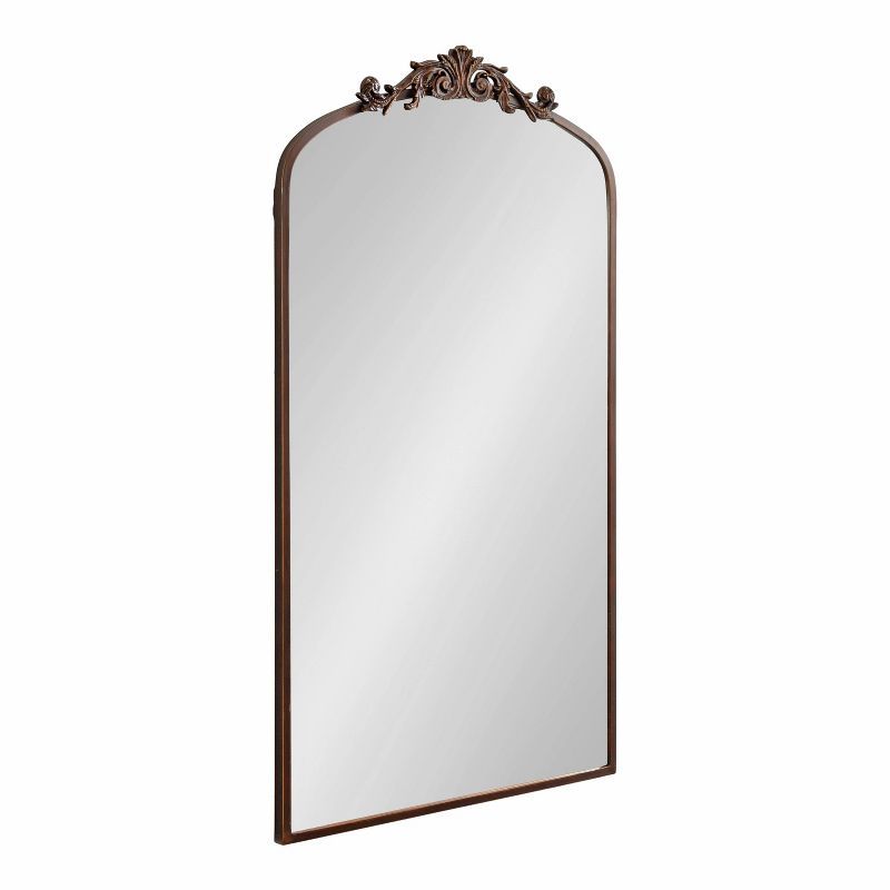 Arendahl Bronze Full Length Baroque Arch Wall Mirror