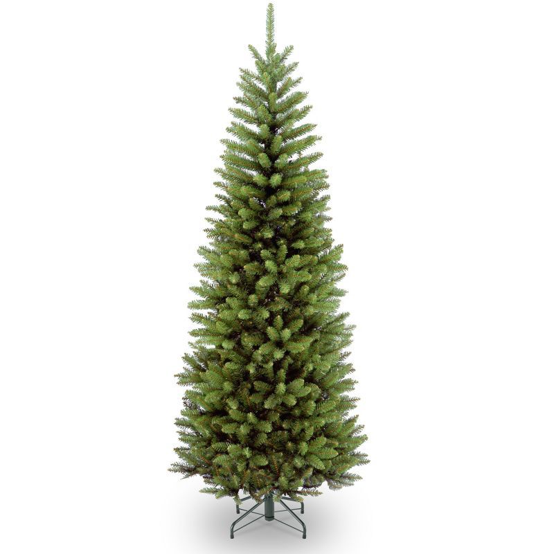 Kingswood 6' Green Fir Slim Artificial Christmas Tree with Lights