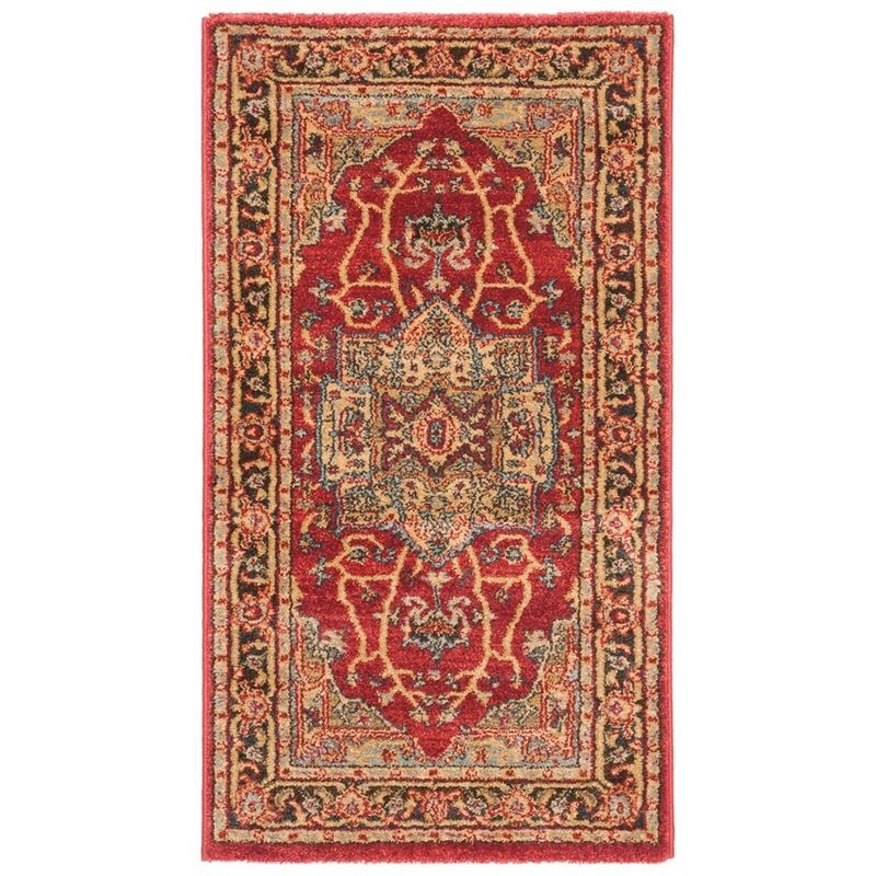 Elegant Safavieh Mahal 2'2" x 4' Natural & Navy Synthetic Area Rug