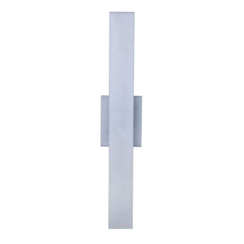 Brushed Aluminum Modern Dimmable LED Wall Sconce