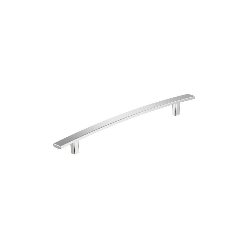 12" Polished Chrome Modern Appliance Pull with Mounting Hardware