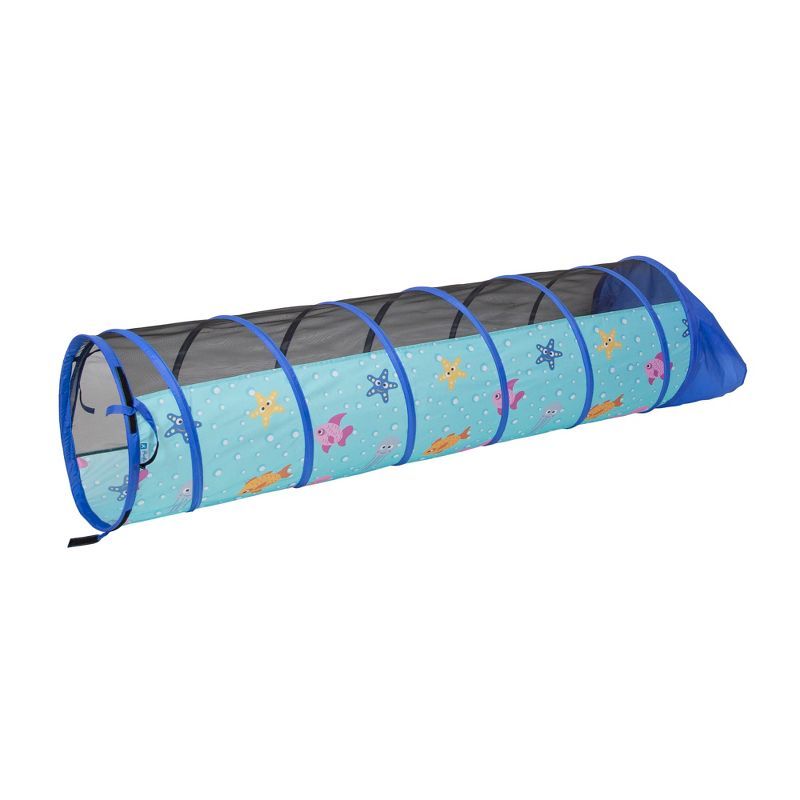 Sea Buddies Blue and Black Play Tunnel for Kids